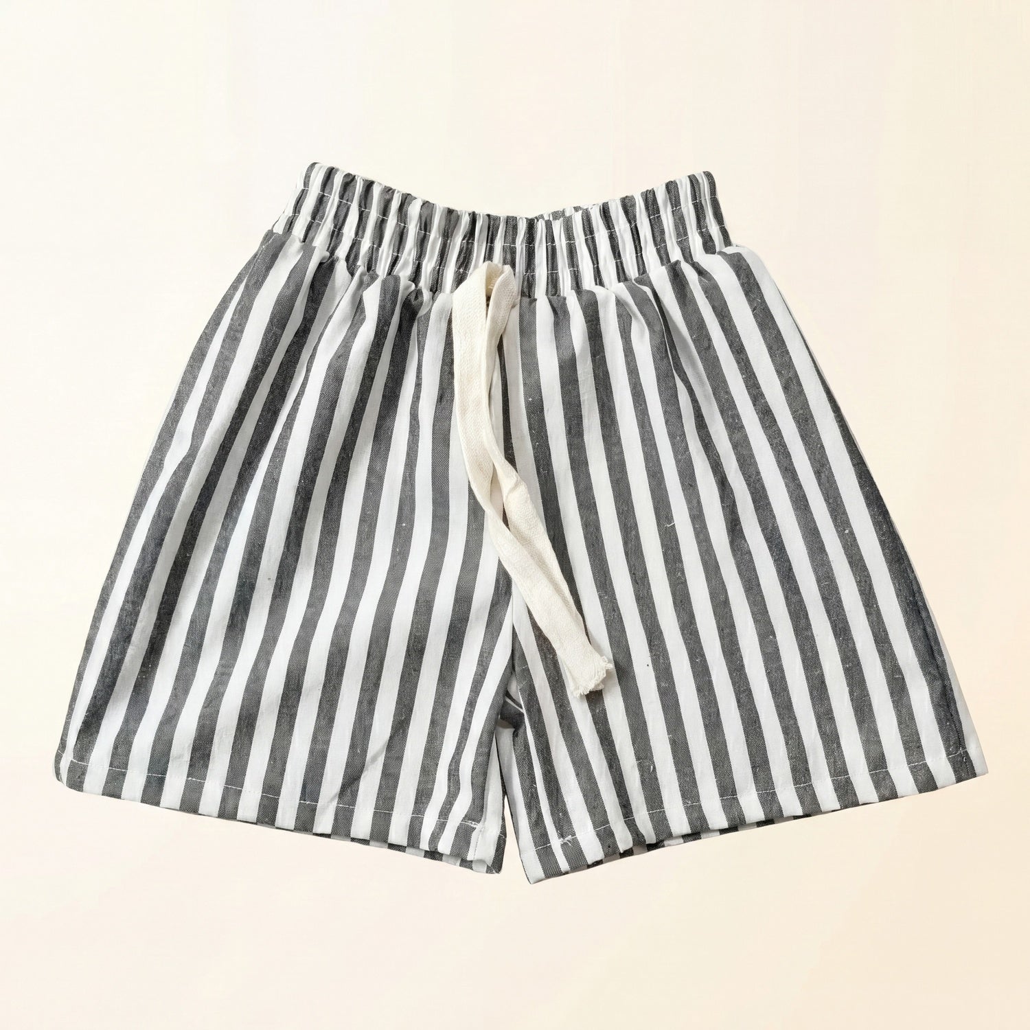 Kids Striped Shorts with Elastic Waist