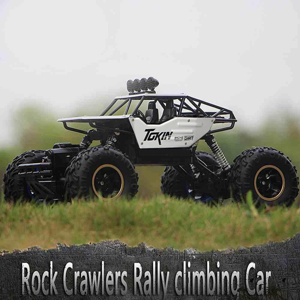 4WD RC Monster Truck for Kids – Remote Control Off-Road Rock Crawler