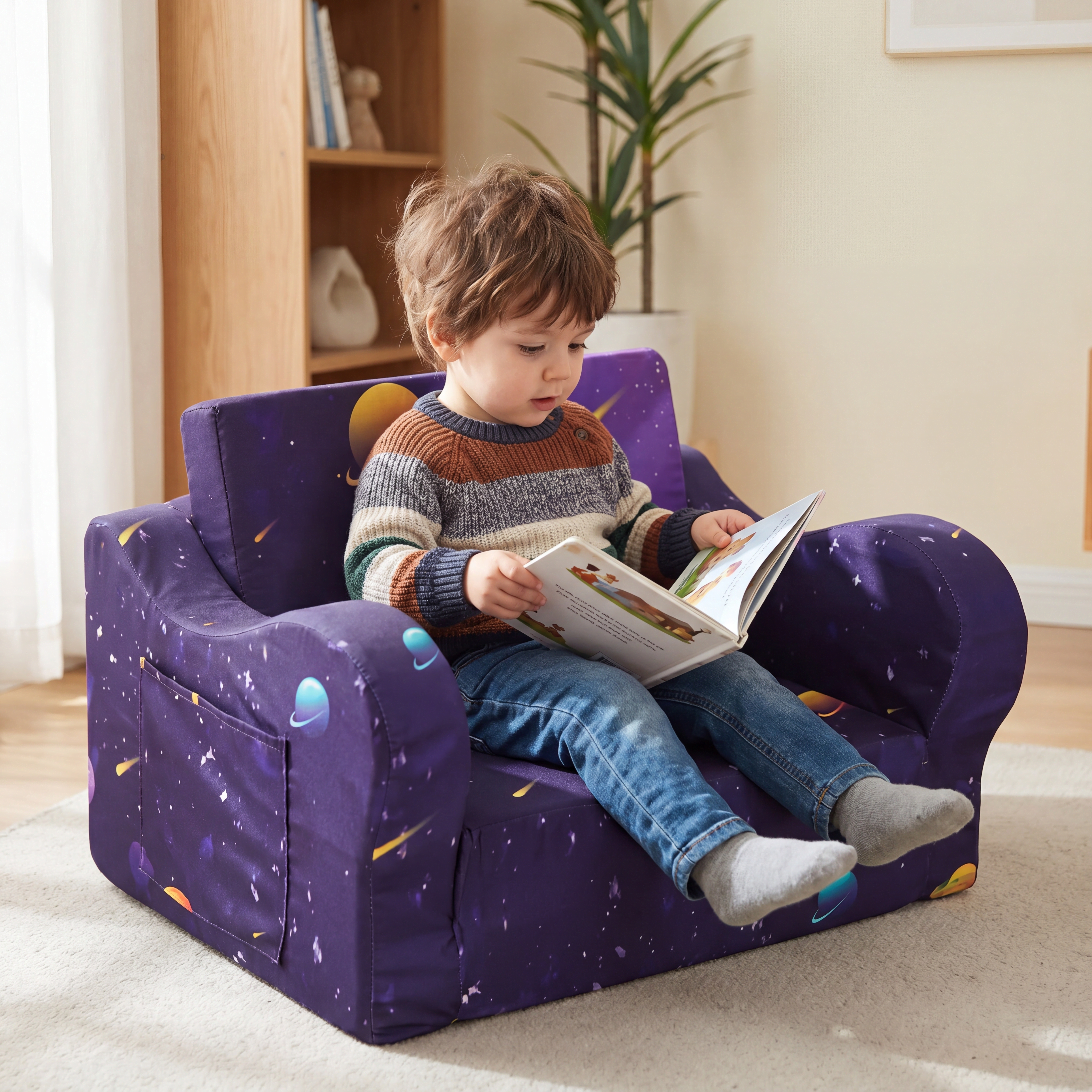 Cubsy Convertible Kids Flip-Out Sofa