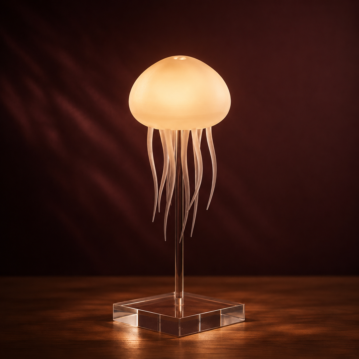 LED Jellyfish Lamp with RGB Color Changing and Voice Activation