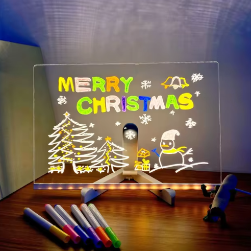 Bright LED Acrylic Erasable Message Board