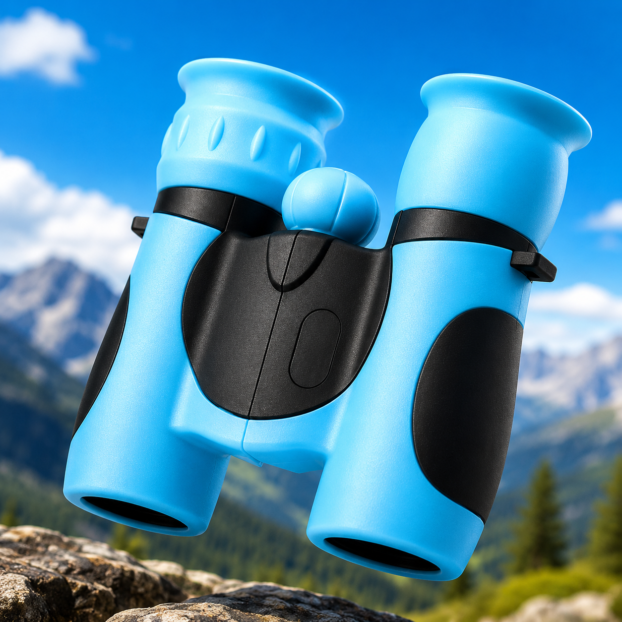 Kids Learning Binoculars with Optical Eye Protection for Outdoor Exploration