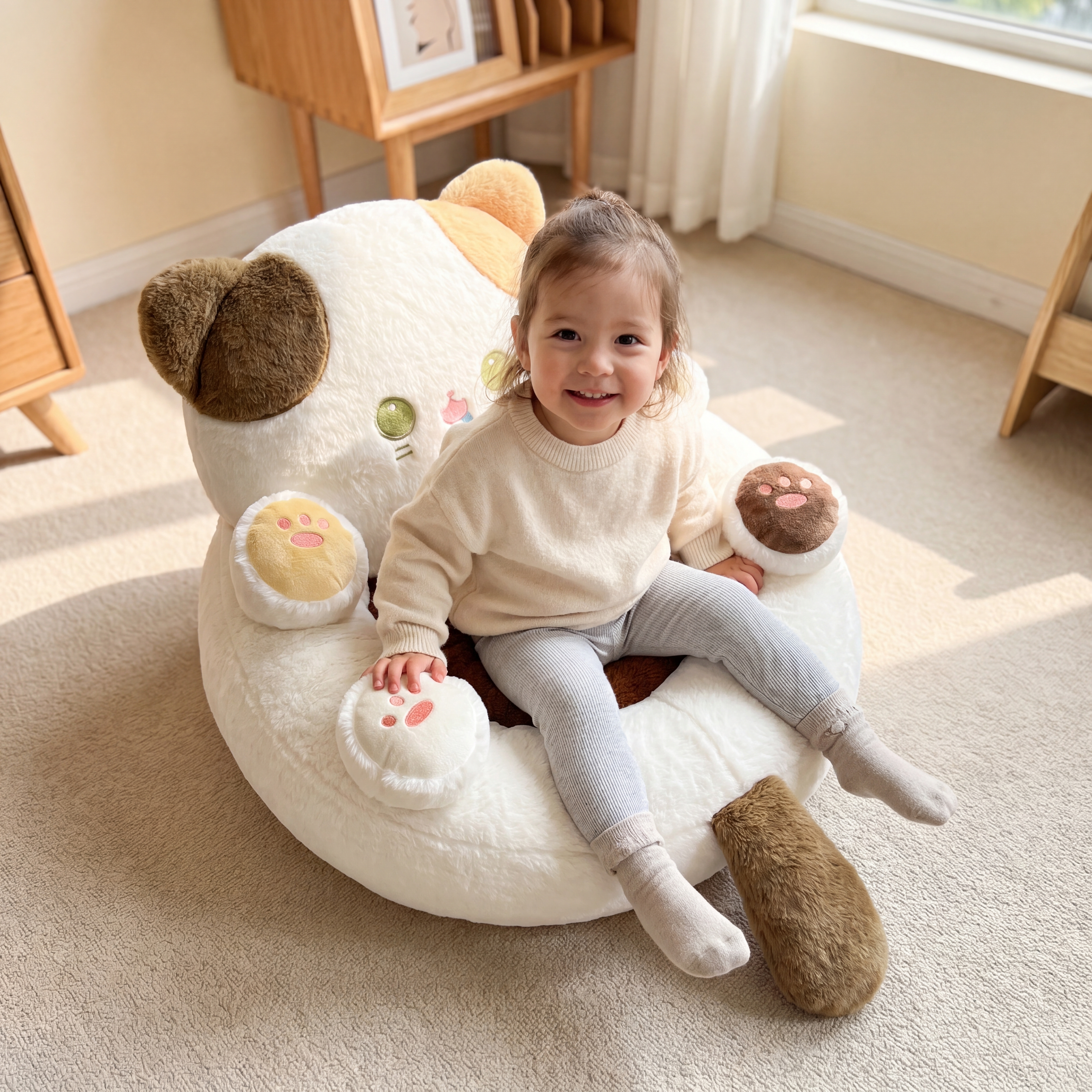 Cubbie Plush Animal Floor Chair