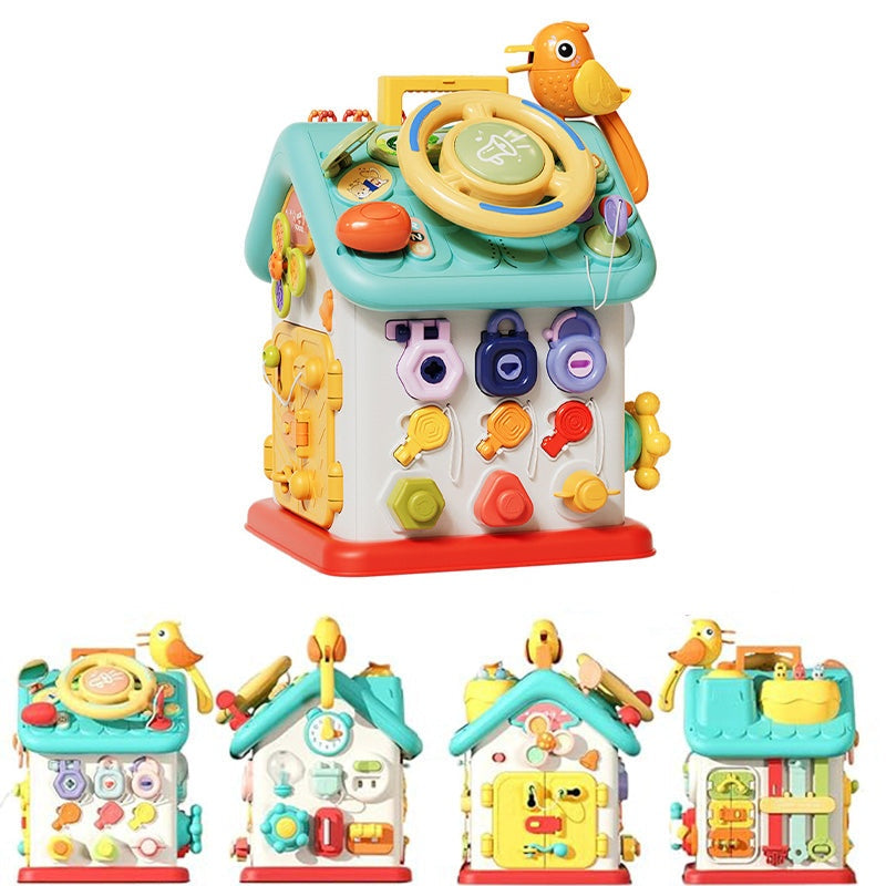Montessori Busy House Activity Toy for Kids – Fine Motor Skills Learning Toy