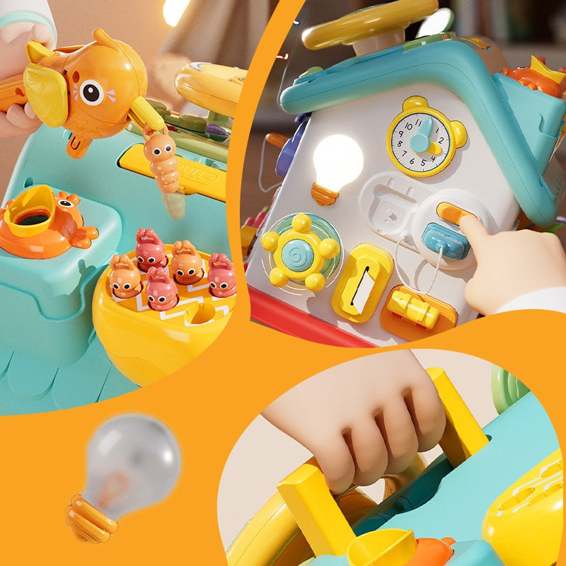 Montessori Busy House Activity Toy for Kids – Fine Motor Skills Learning Toy