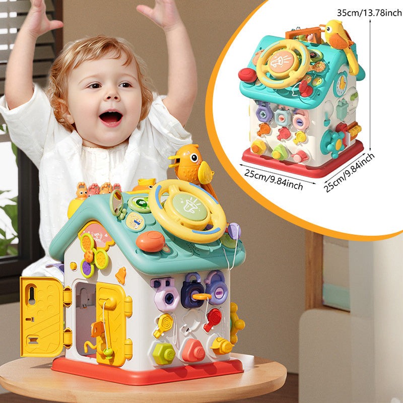 Montessori Busy House Activity Toy for Kids – Fine Motor Skills Learning Toy