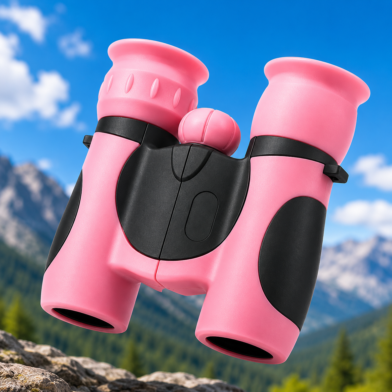 Kids Learning Binoculars with Optical Eye Protection for Outdoor Exploration