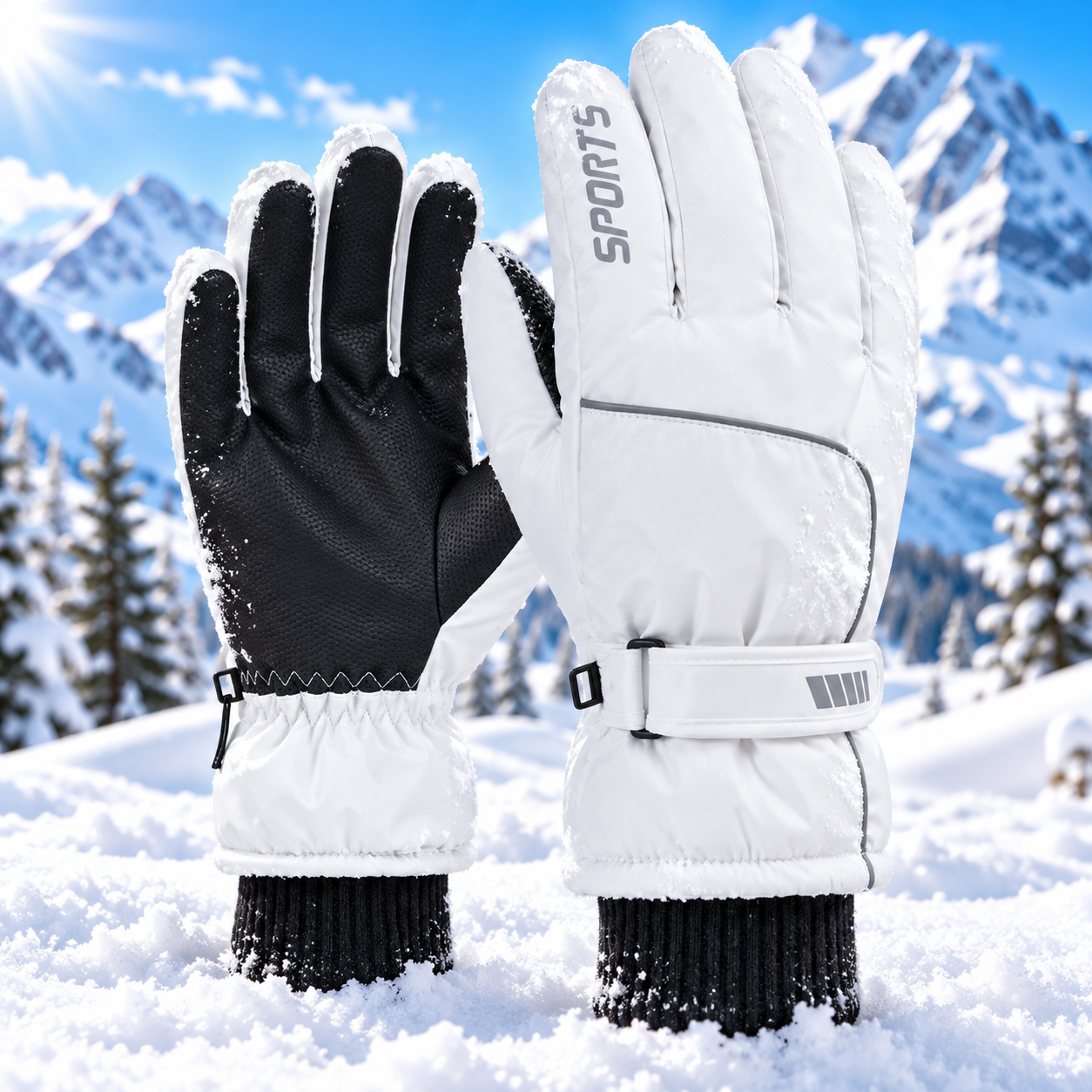 Waterproof Winter Gloves – Touchscreen Windproof Warm Snow Gloves