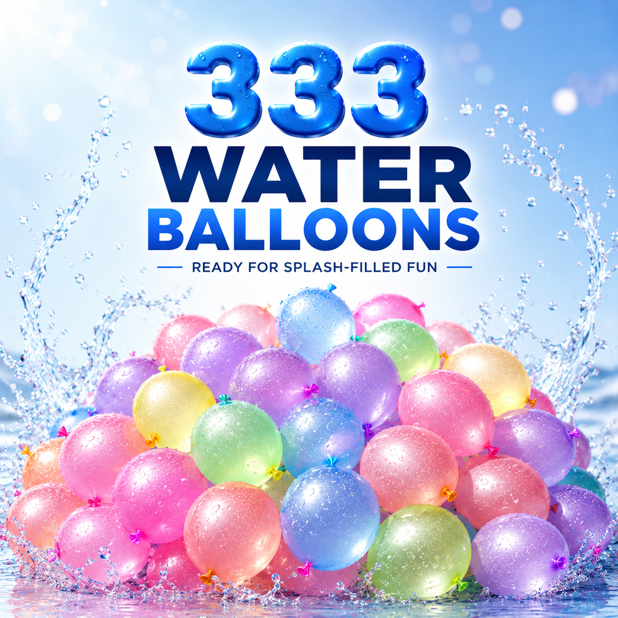 Rapid Fill Water Balloons for Outdoor Summer Water Games