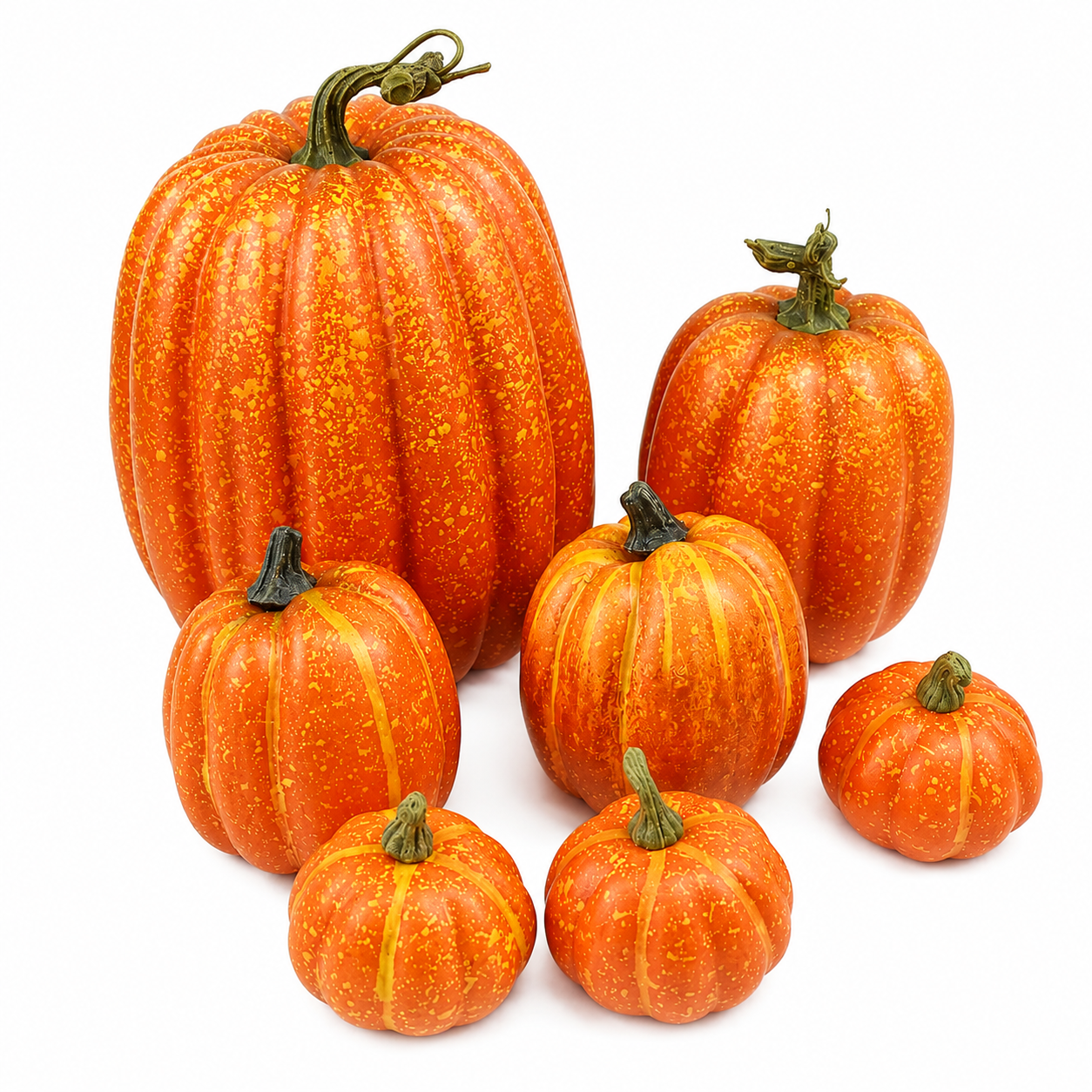 Artificial Pumpkins Set – Fall Halloween & Thanksgiving Decorations