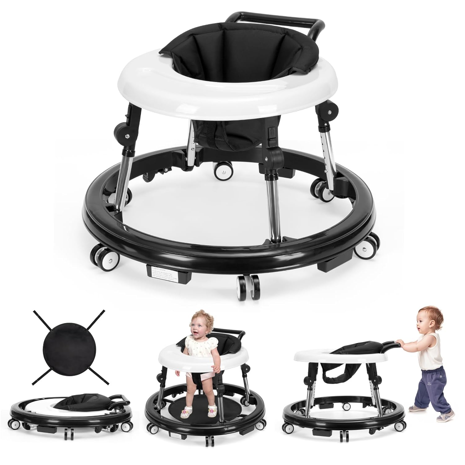 Adjustable Baby Walker and Activity Center