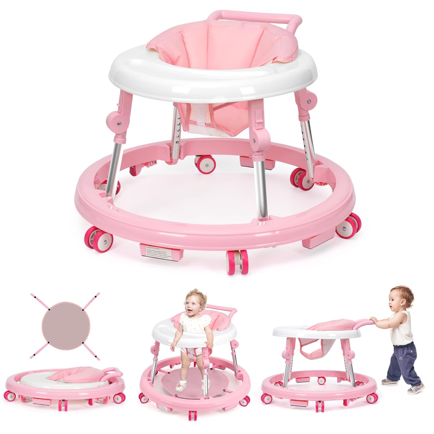 Adjustable Baby Walker and Activity Center