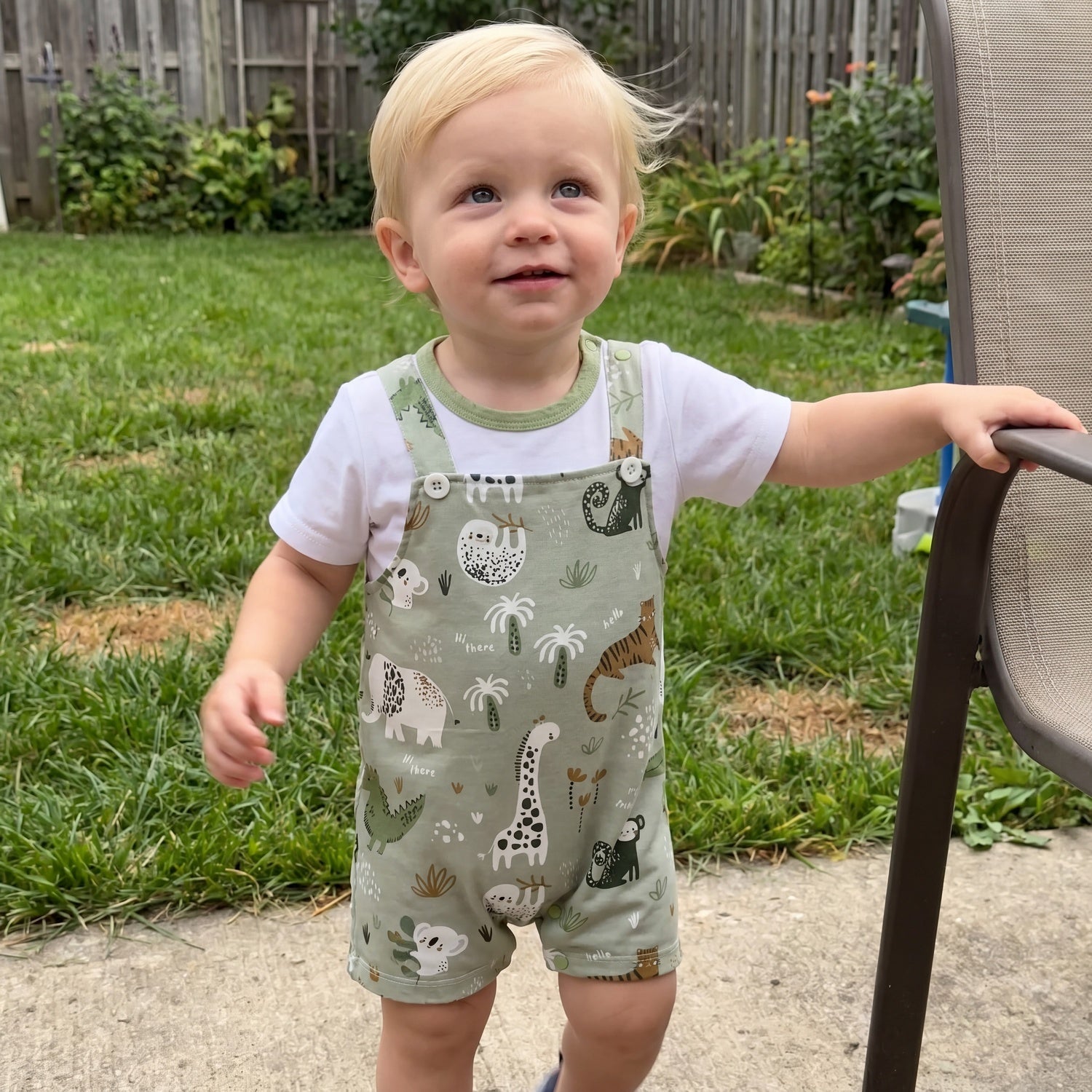 Wilder Baby Animal Print Romper