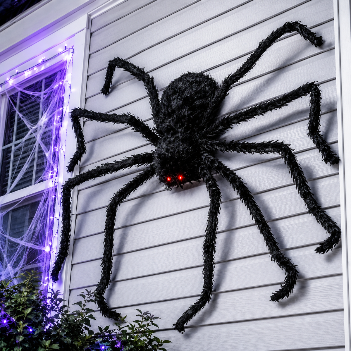 Giant Black Spider Halloween Decoration – Indoor & Outdoor Halloween Decor