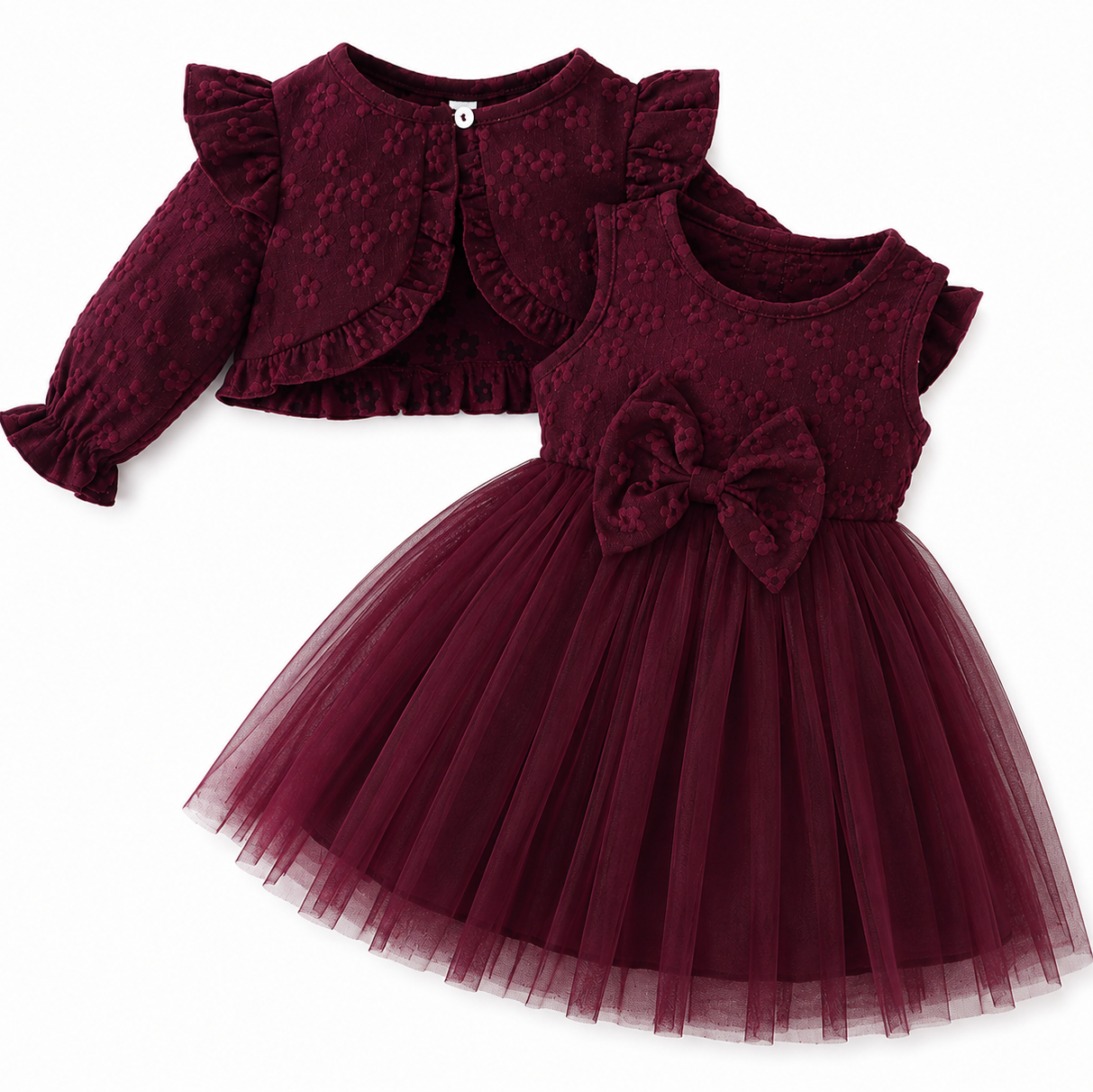 Ruby Baby Girl Dress and Tulle Skirt