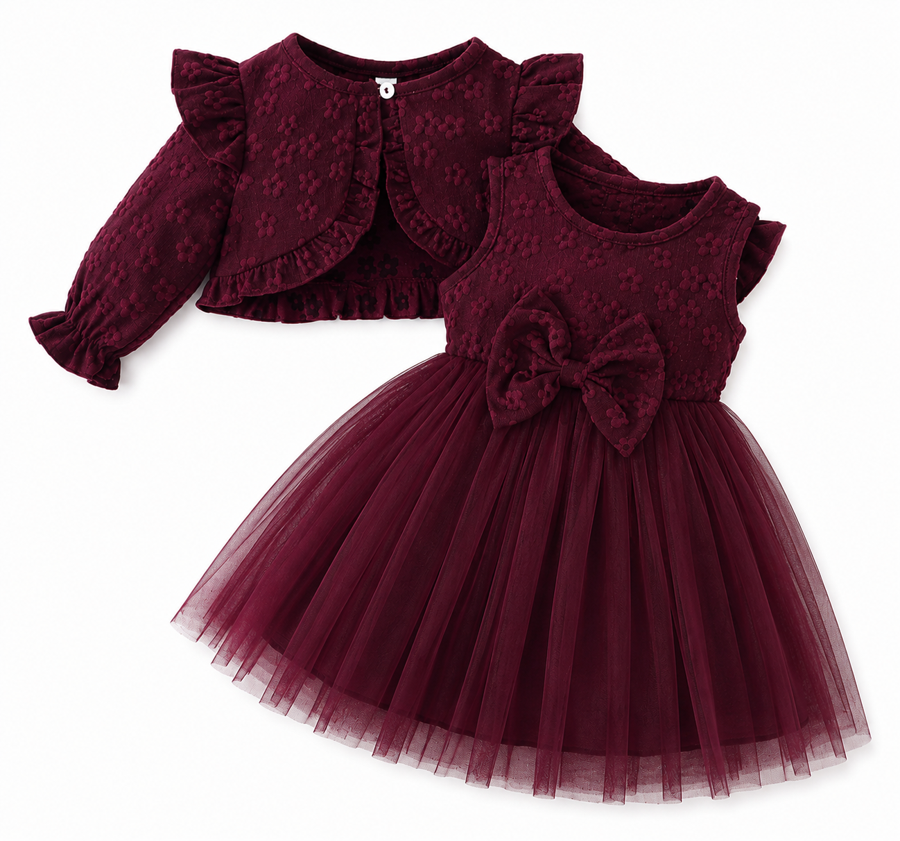 Ruby Baby Girl Dress and Tulle Skirt