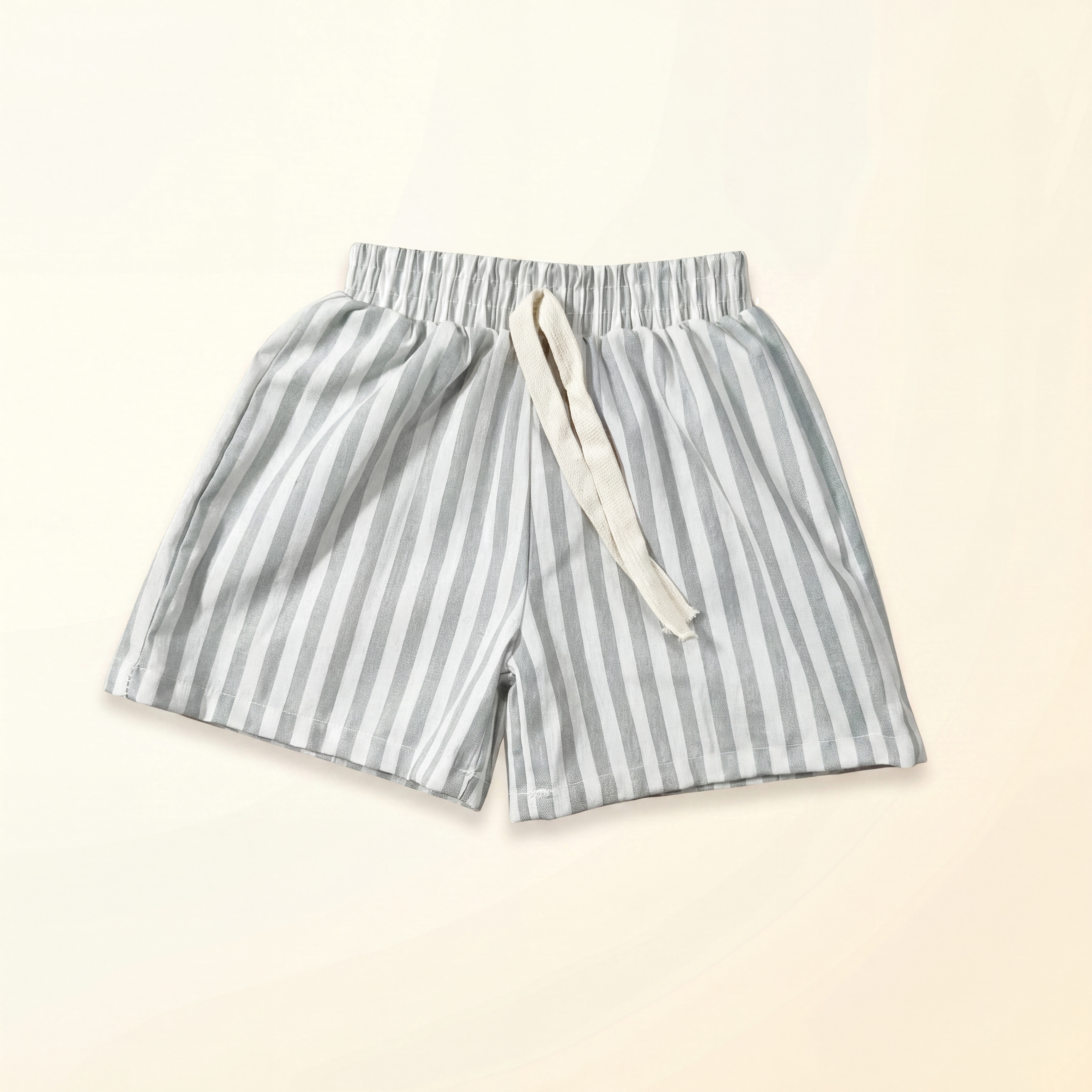 Kids Striped Shorts with Elastic Waist