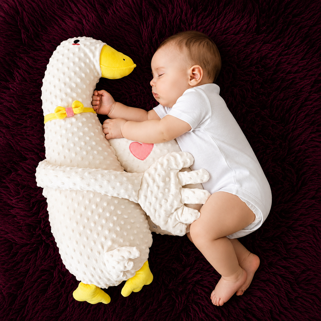 Baby Patting Plush Toy with Gentle Rhythmic Motion, Soft Cordless Comfort Companion