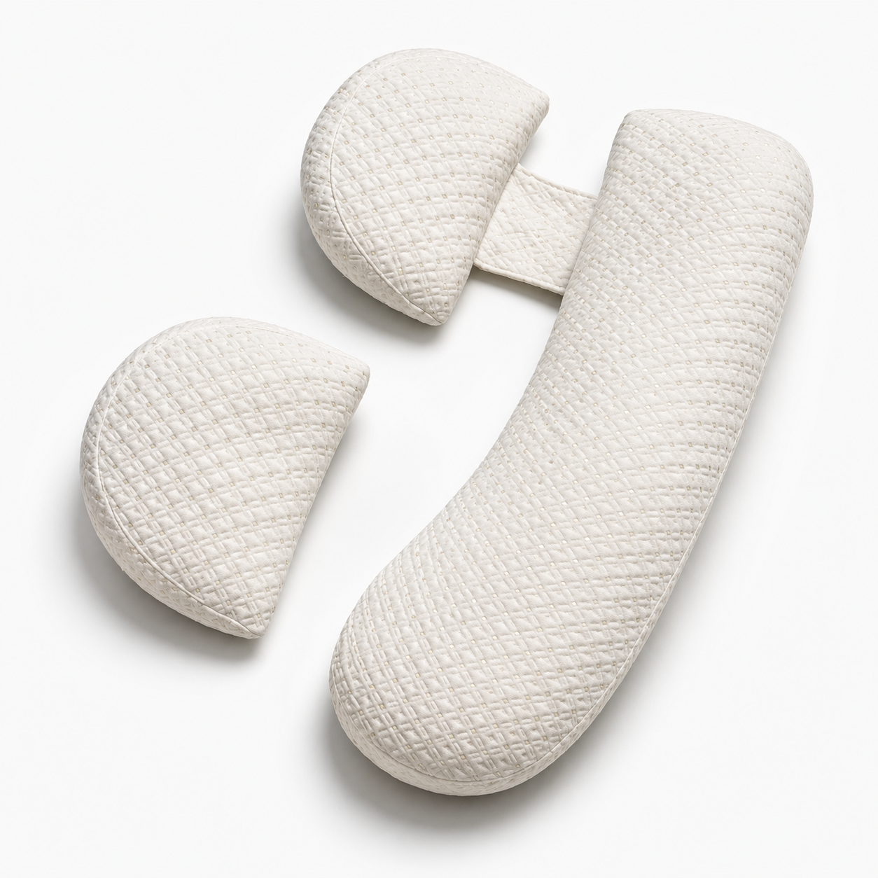 Adjustable Pregnancy Pillow for Side Sleeping & Belly Support