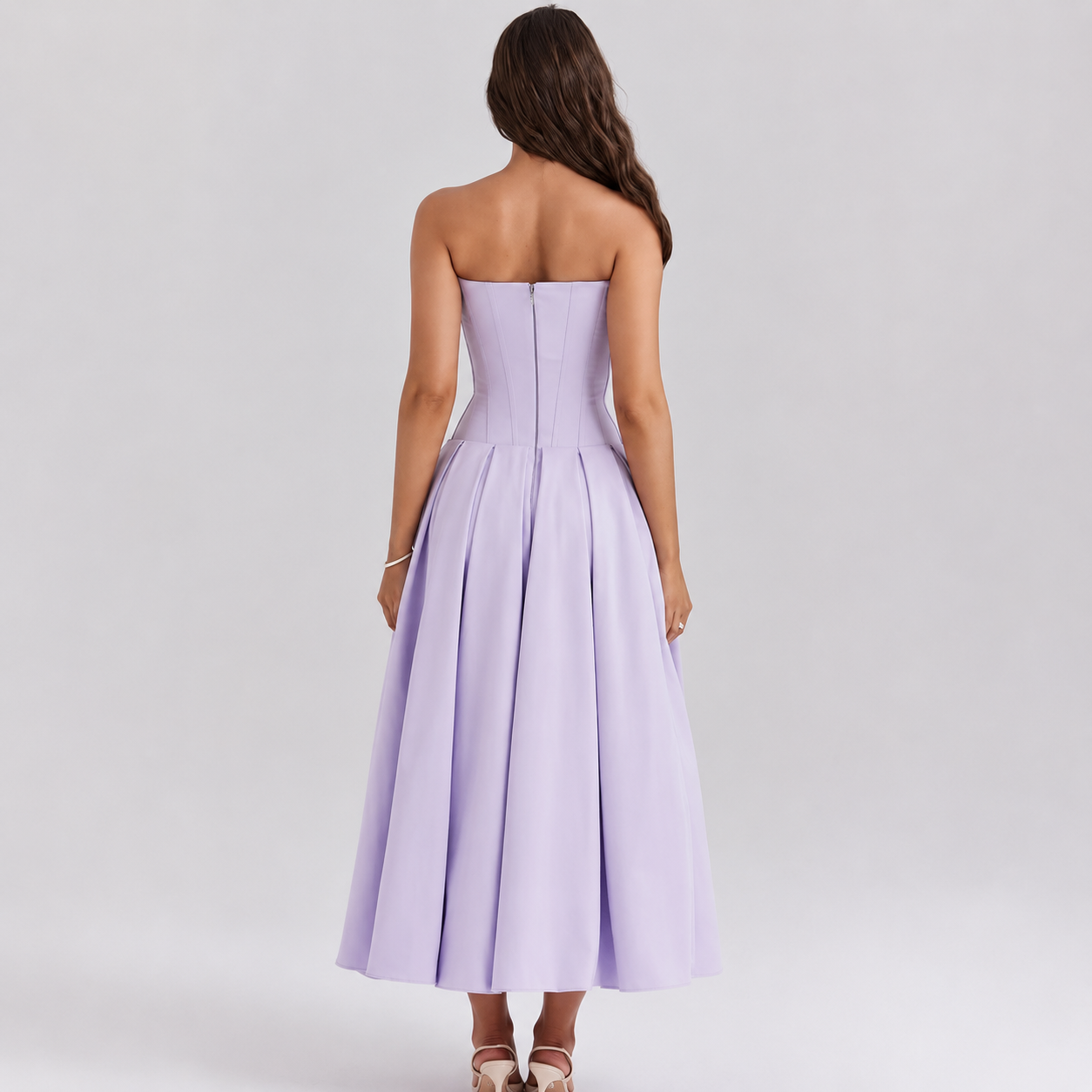 Women’s Formal Maxi Dress – Elegant Sleeveless Evening Dress
