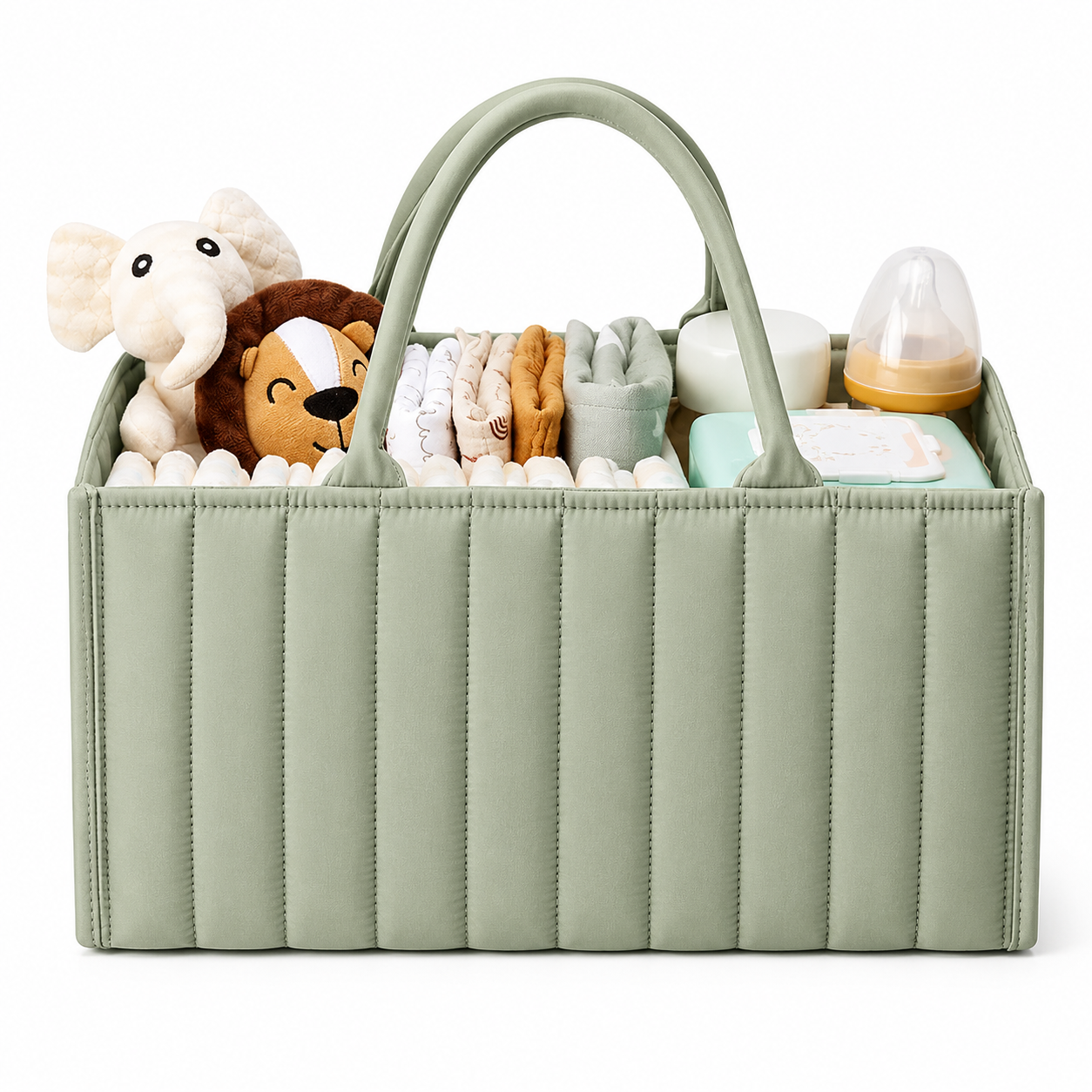 Diaper Caddy Organizer with Removable Divider