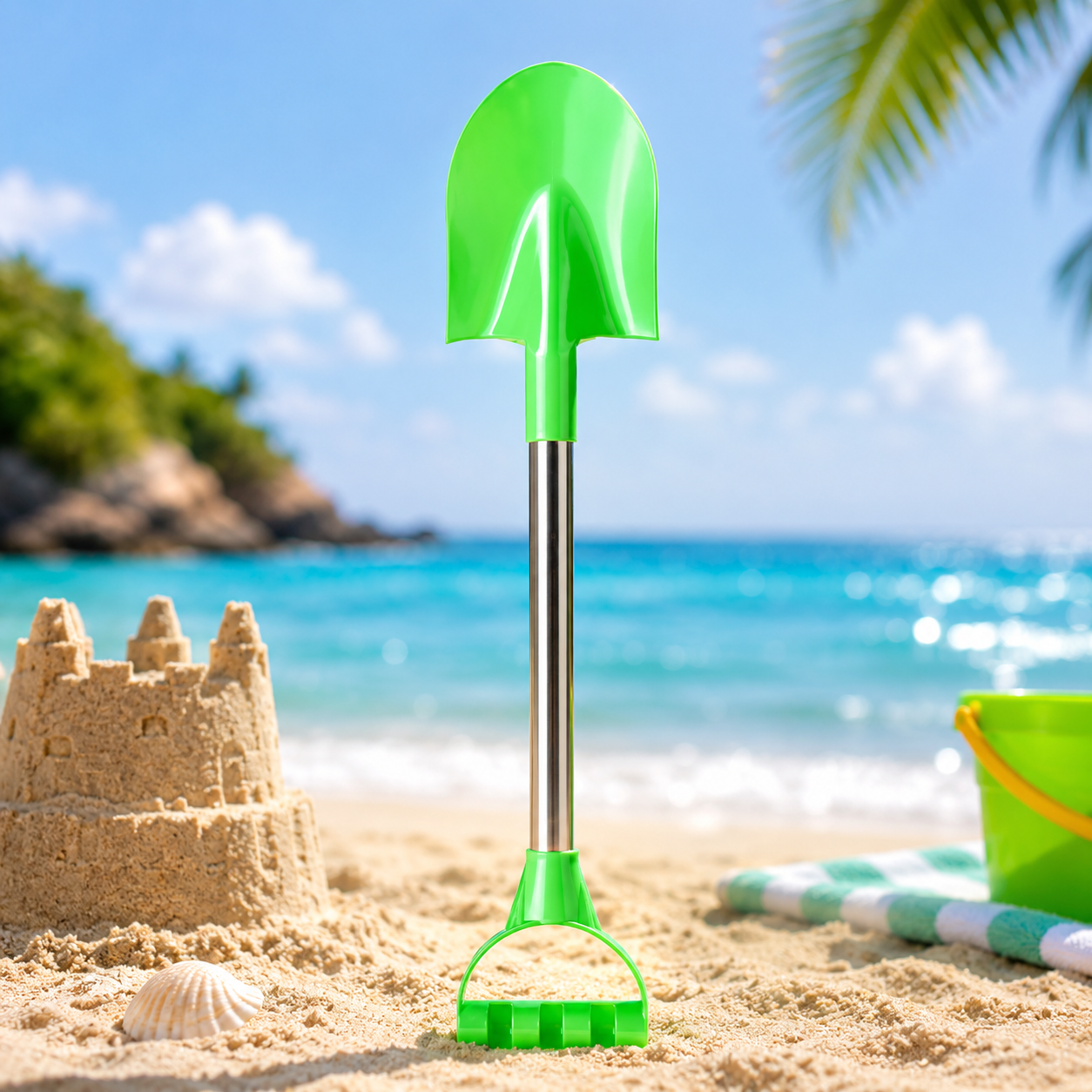 Kids Beach Shovel for Sand, Snow, and Outdoor Play