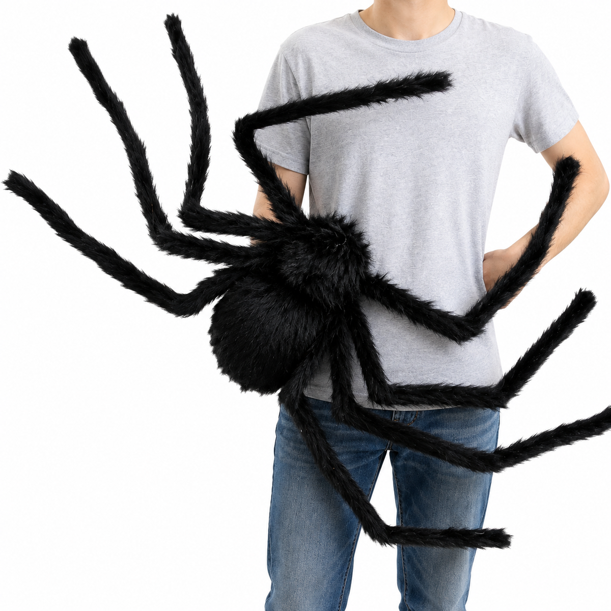 Giant Black Spider Halloween Decoration – Indoor & Outdoor Halloween Decor