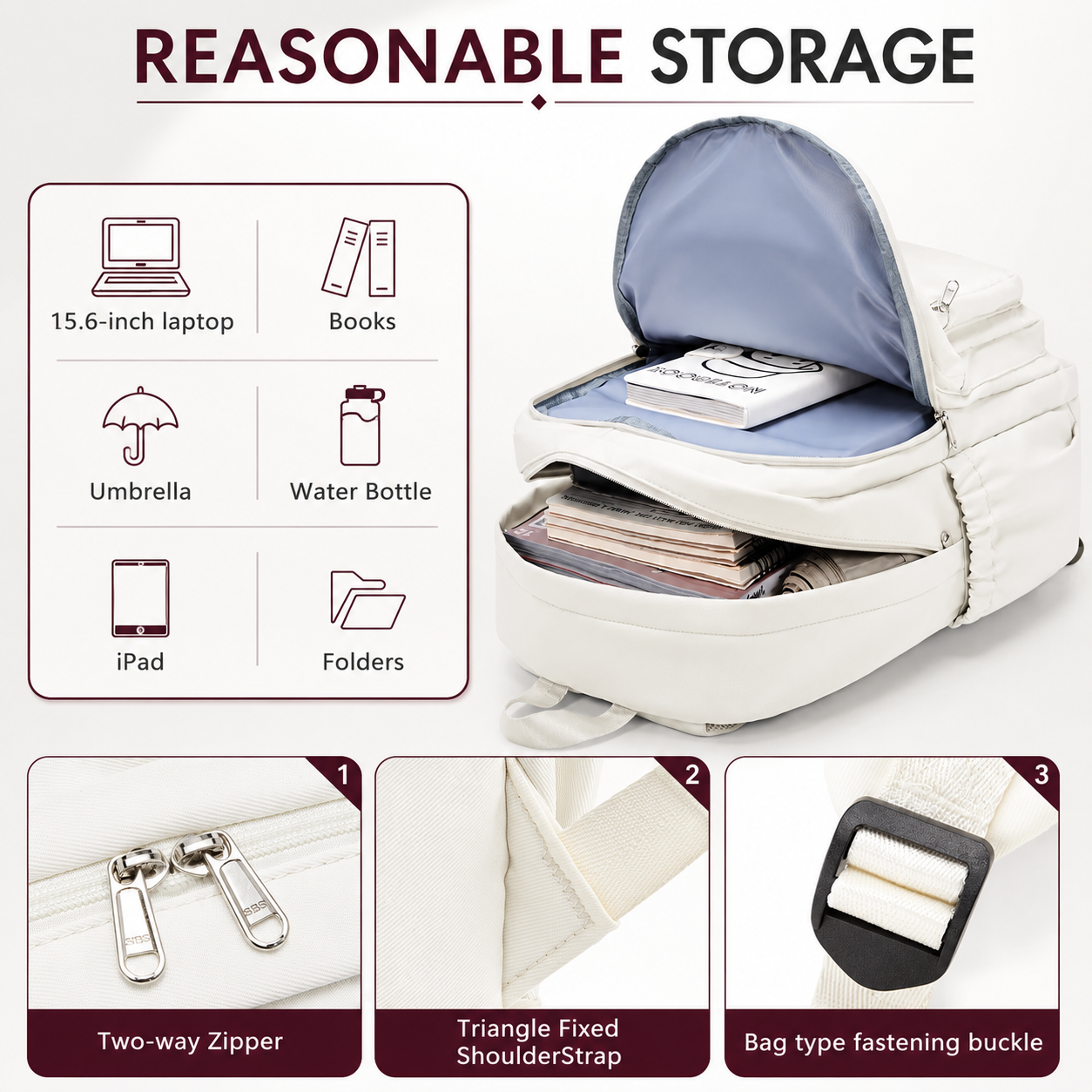 Kids School Backpack with Large Capacity & Multi-Pocket Storage