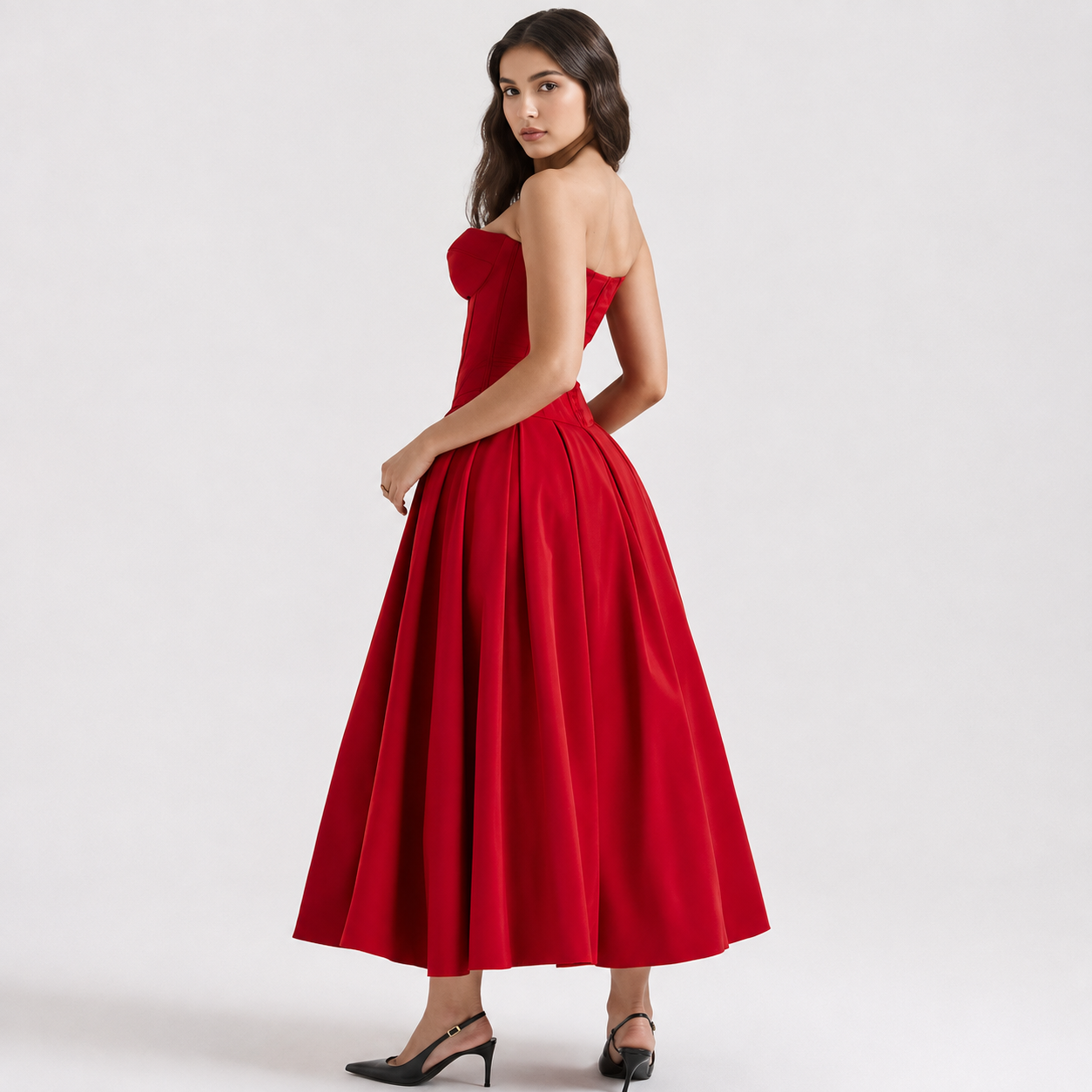 Women’s Formal Maxi Dress – Elegant Sleeveless Evening Dress