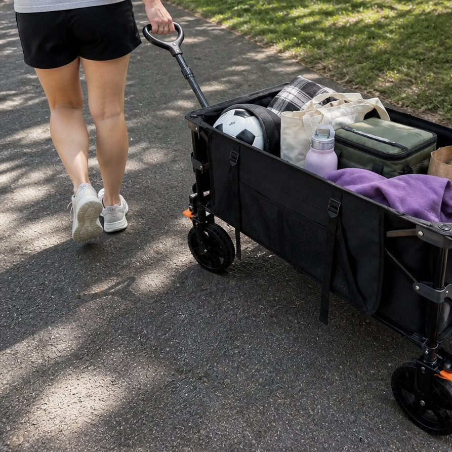 Heavy Duty Folding Utility Wagon