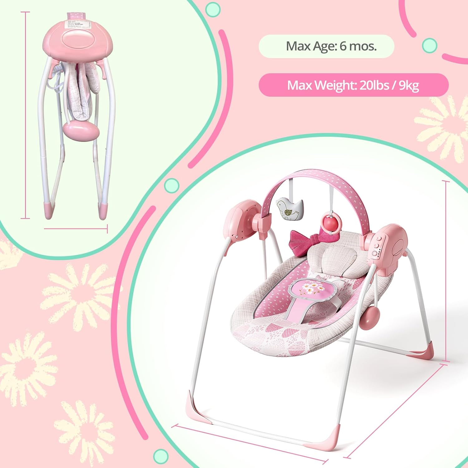 Lullio Portable Baby Swing