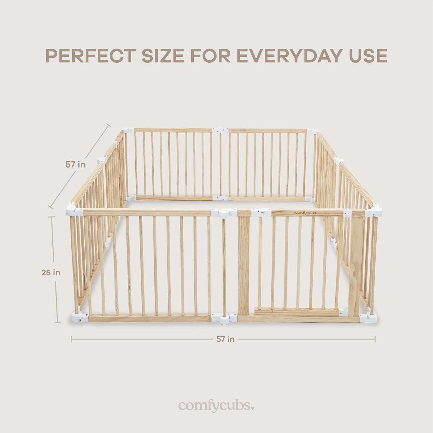 Haven Wooden Baby Playpen