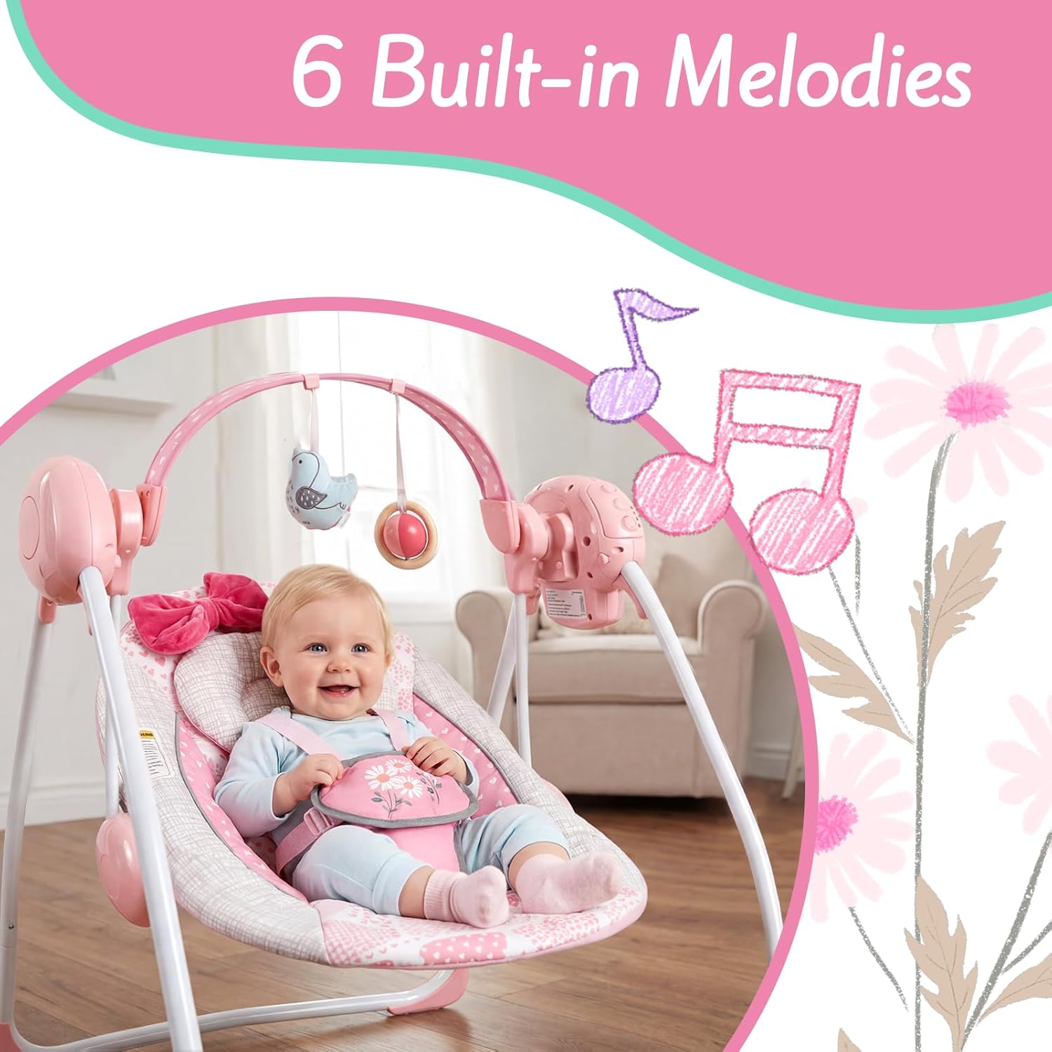Lullio Portable Baby Swing