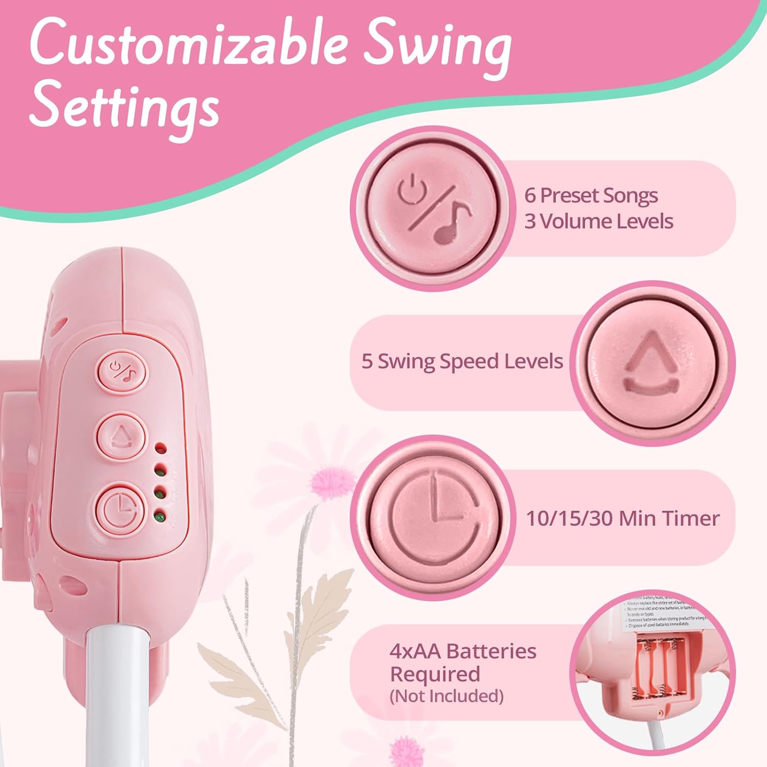 Lullio Portable Baby Swing