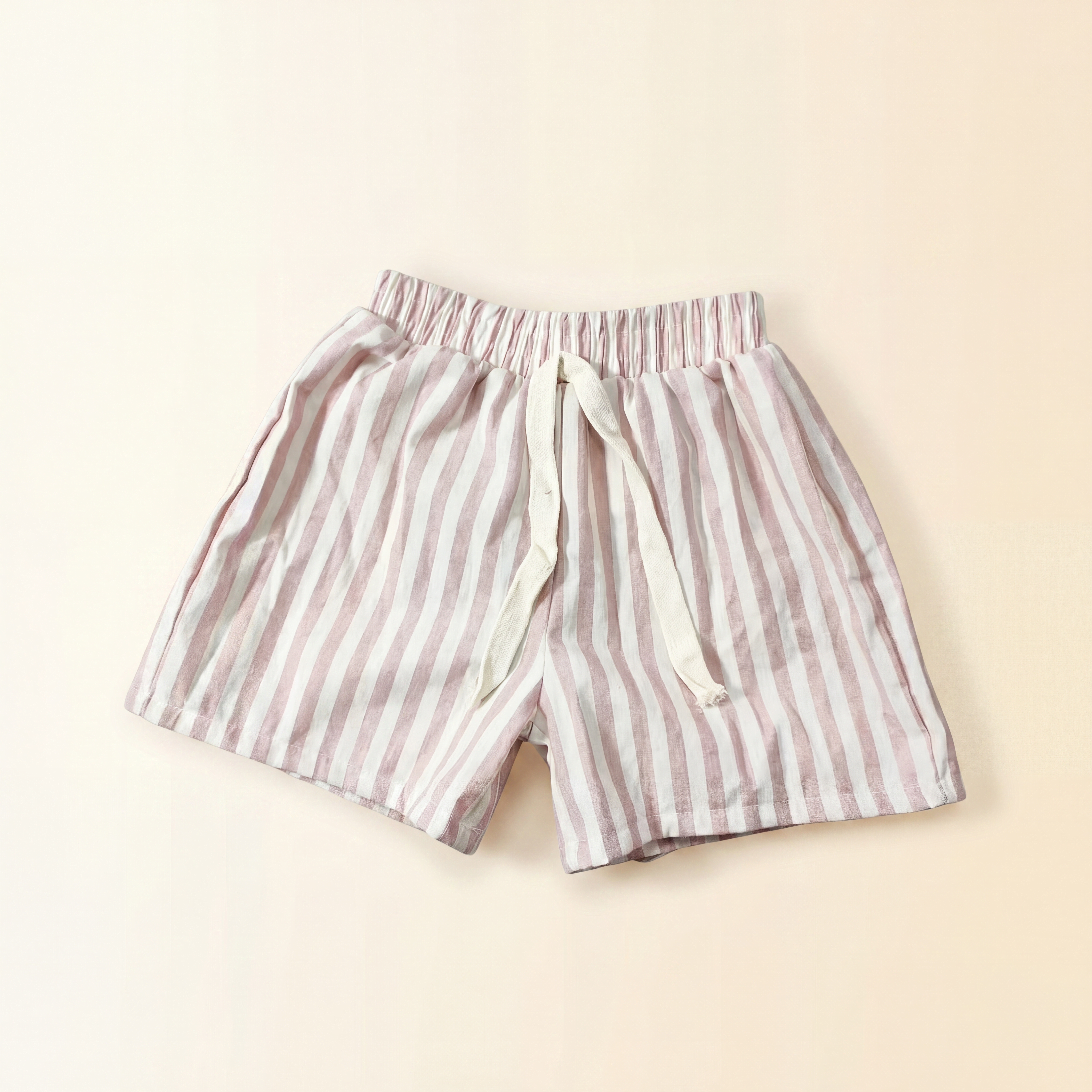 Kids Striped Shorts with Elastic Waist