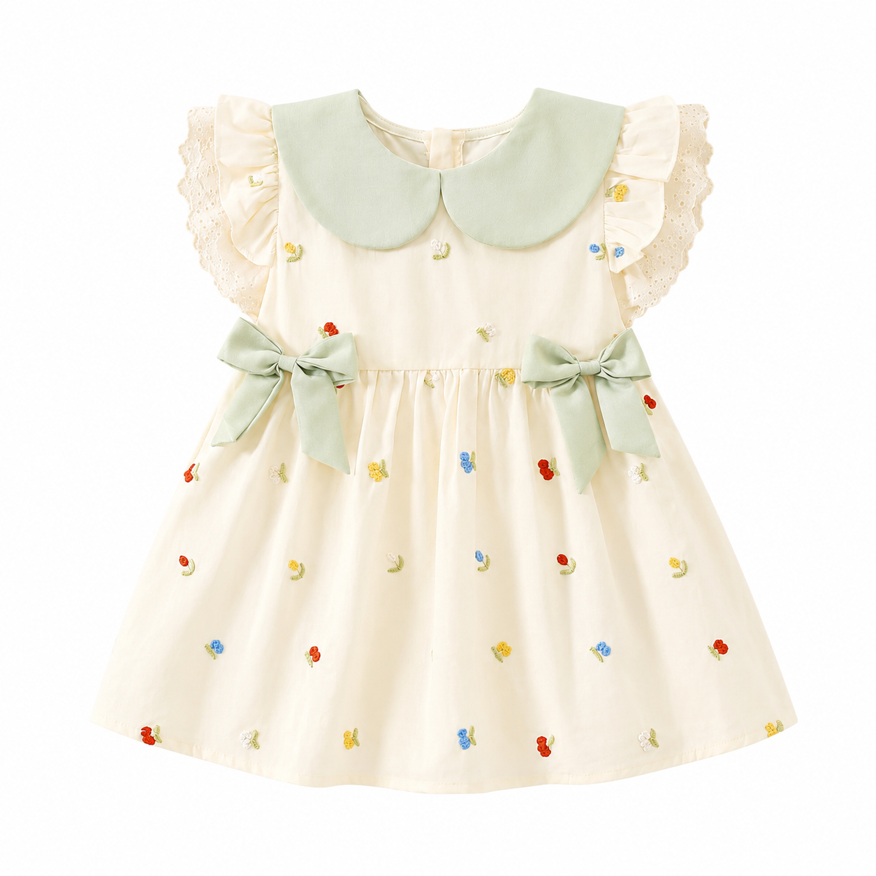 Daisy Baby Girl Embroidered Dress
