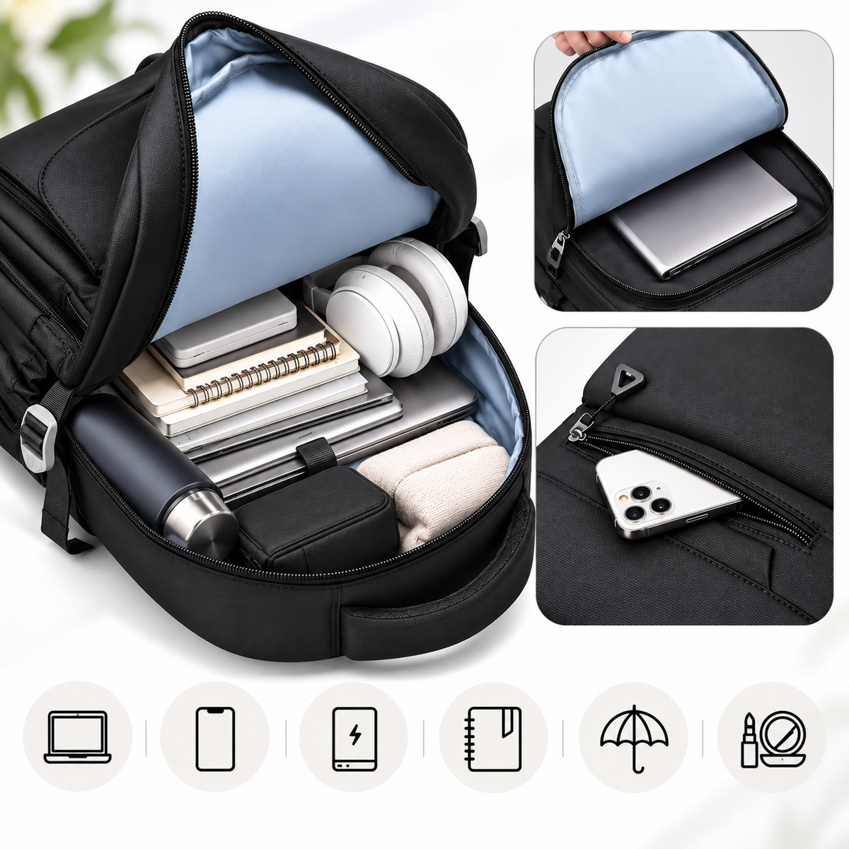 Large Capacity Kids School Backpack – Multi Pocket Student Book Bag