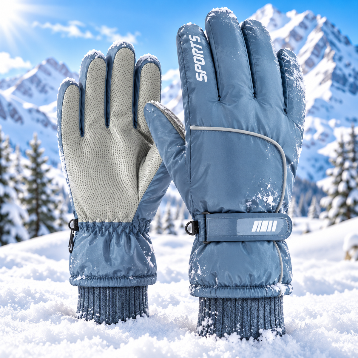 Waterproof Winter Gloves – Touchscreen Windproof Warm Snow Gloves