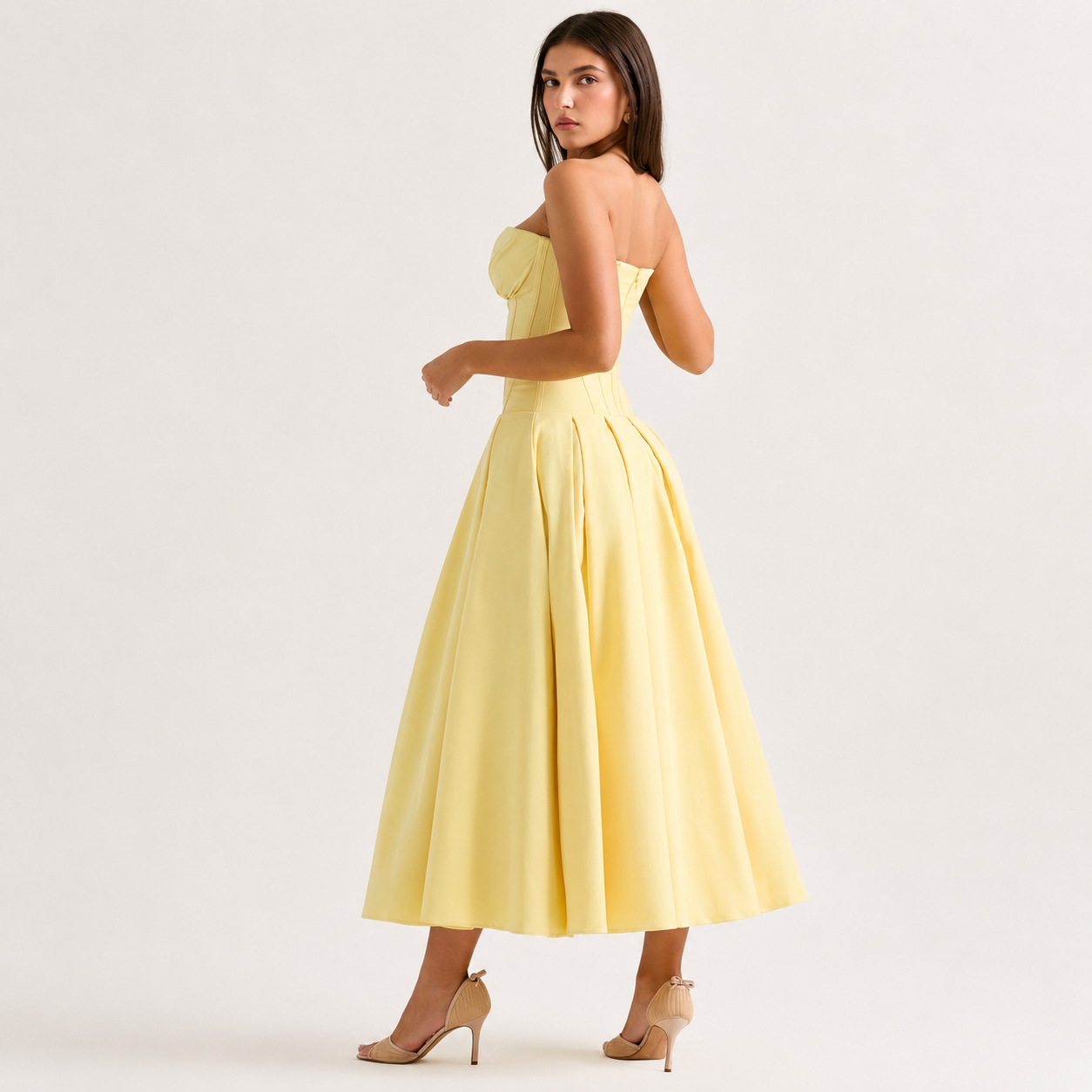 Women’s Formal Maxi Dress – Elegant Sleeveless Evening Dress