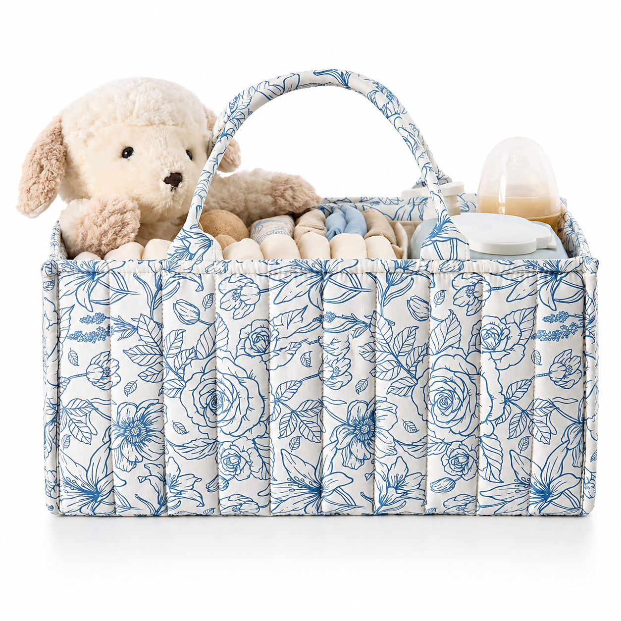 Diaper Caddy Organizer with Removable Divider