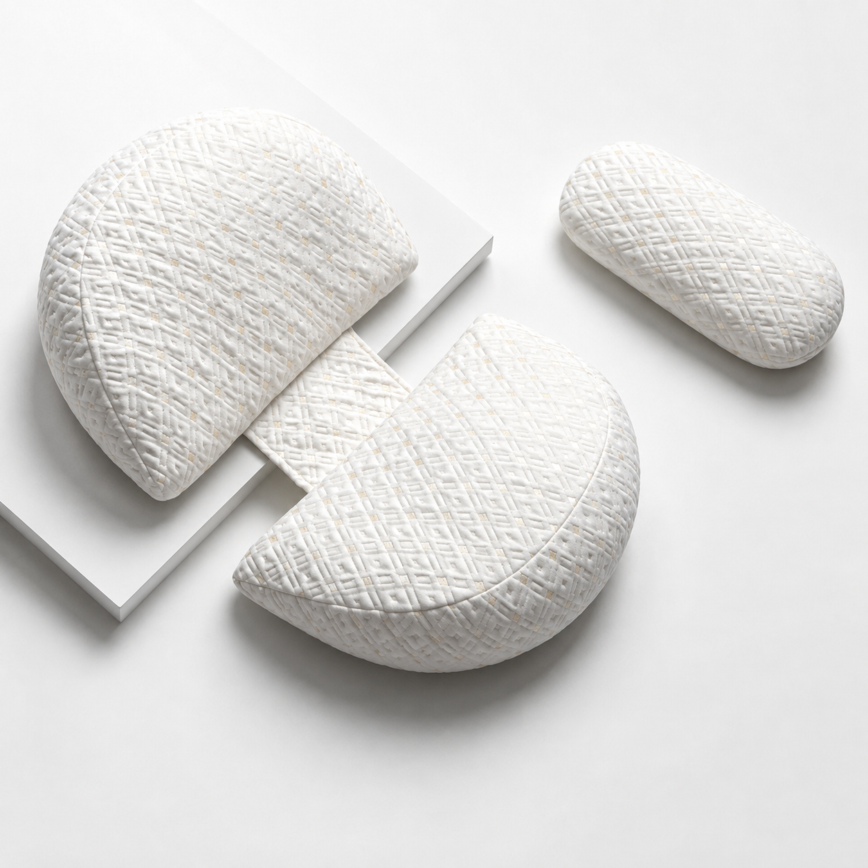 Adjustable Pregnancy Pillow for Side Sleeping & Belly Support