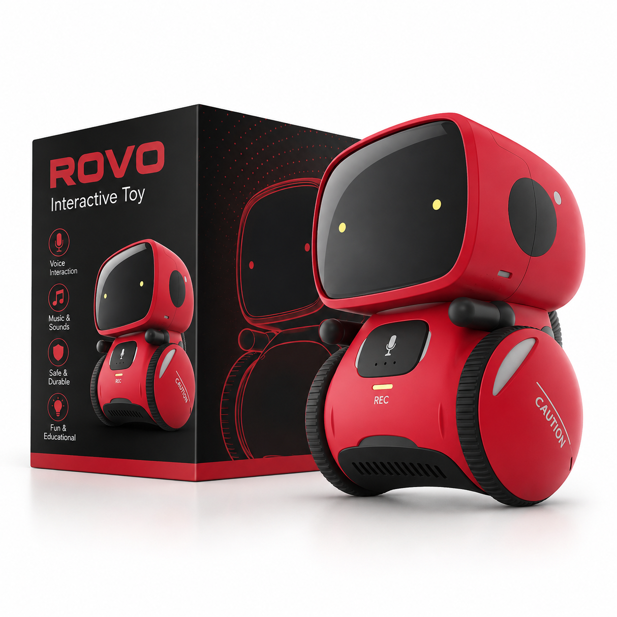 Rovo Interactive Robot Toy for Kids – Voice Control Learning & Dancing Toy