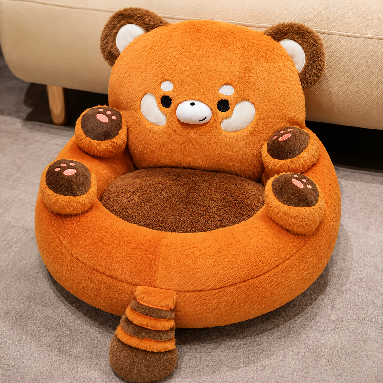 Cubbie Plush Animal Floor Chair