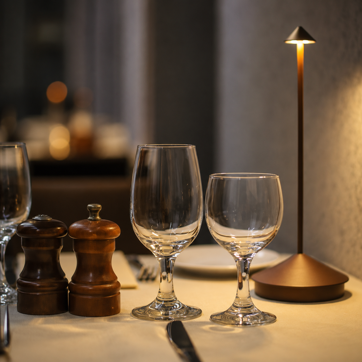 Rechargeable Cordless LED Table Lamp with Dimmable Lighting