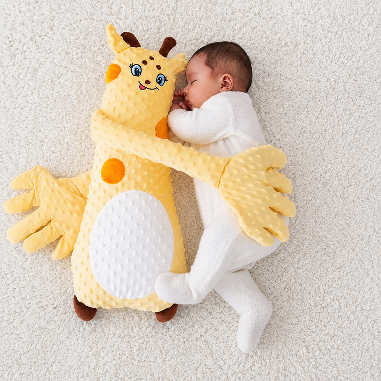 Baby Patting Plush Toy with Gentle Rhythmic Motion, Soft Cordless Comfort Companion