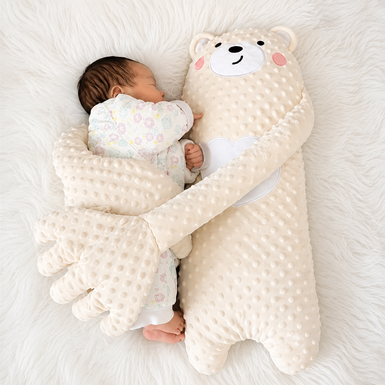 Baby Patting Plush Toy with Gentle Rhythmic Motion, Soft Cordless Comfort Companion