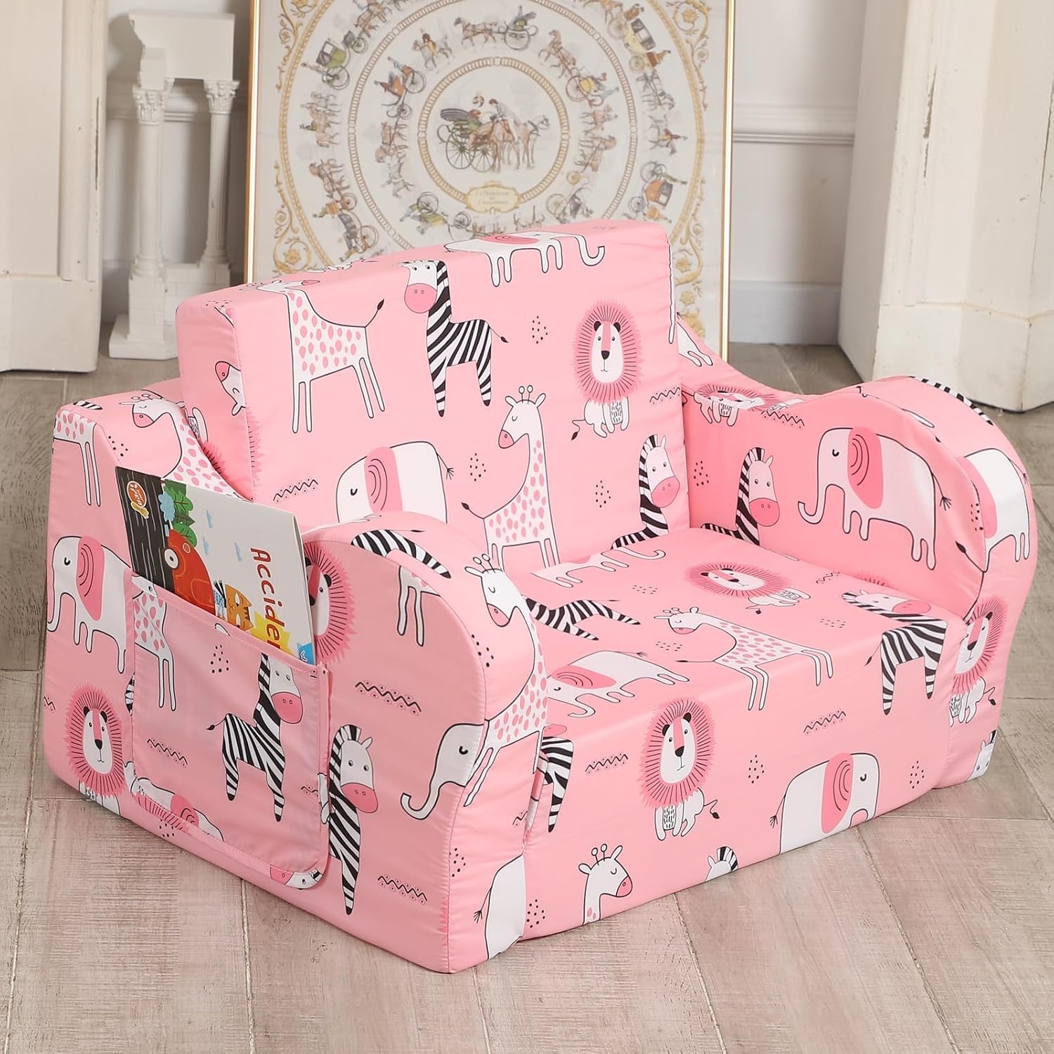 Cubsy Convertible Kids Flip-Out Sofa