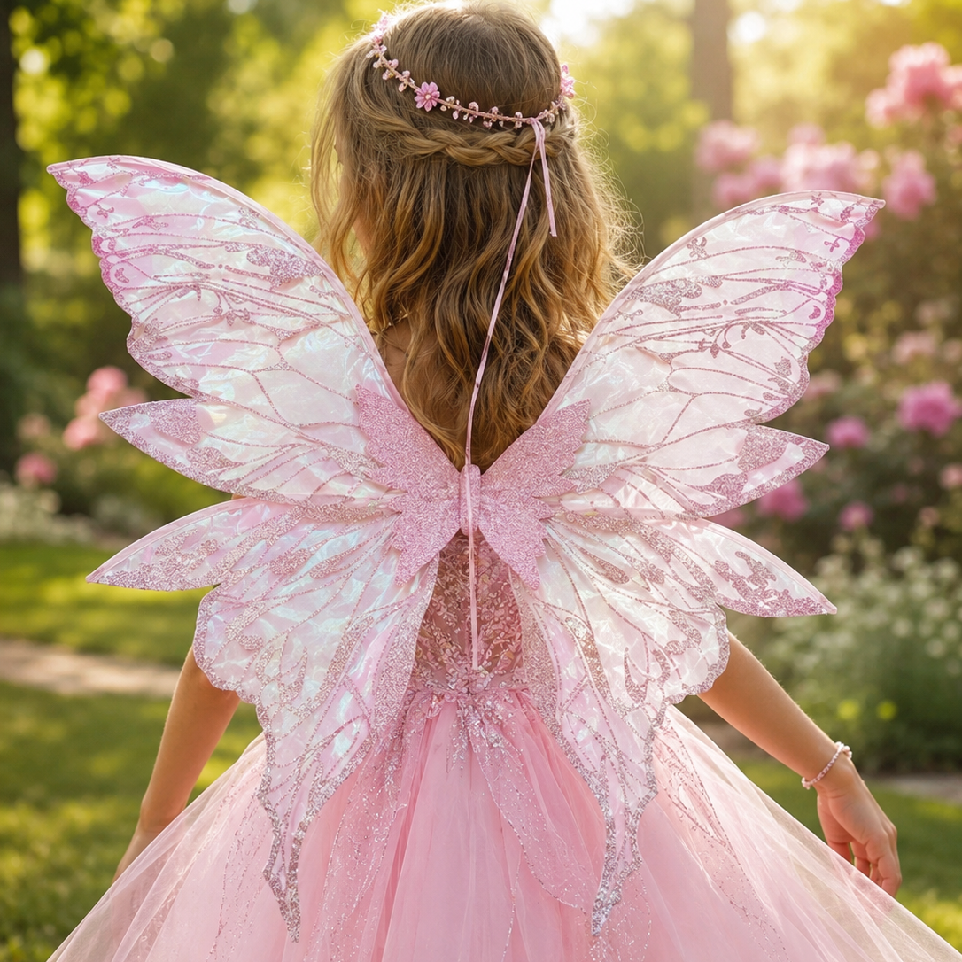 Sparkling Fairy Wings – Butterfly Costume Wings for Adults & Teens