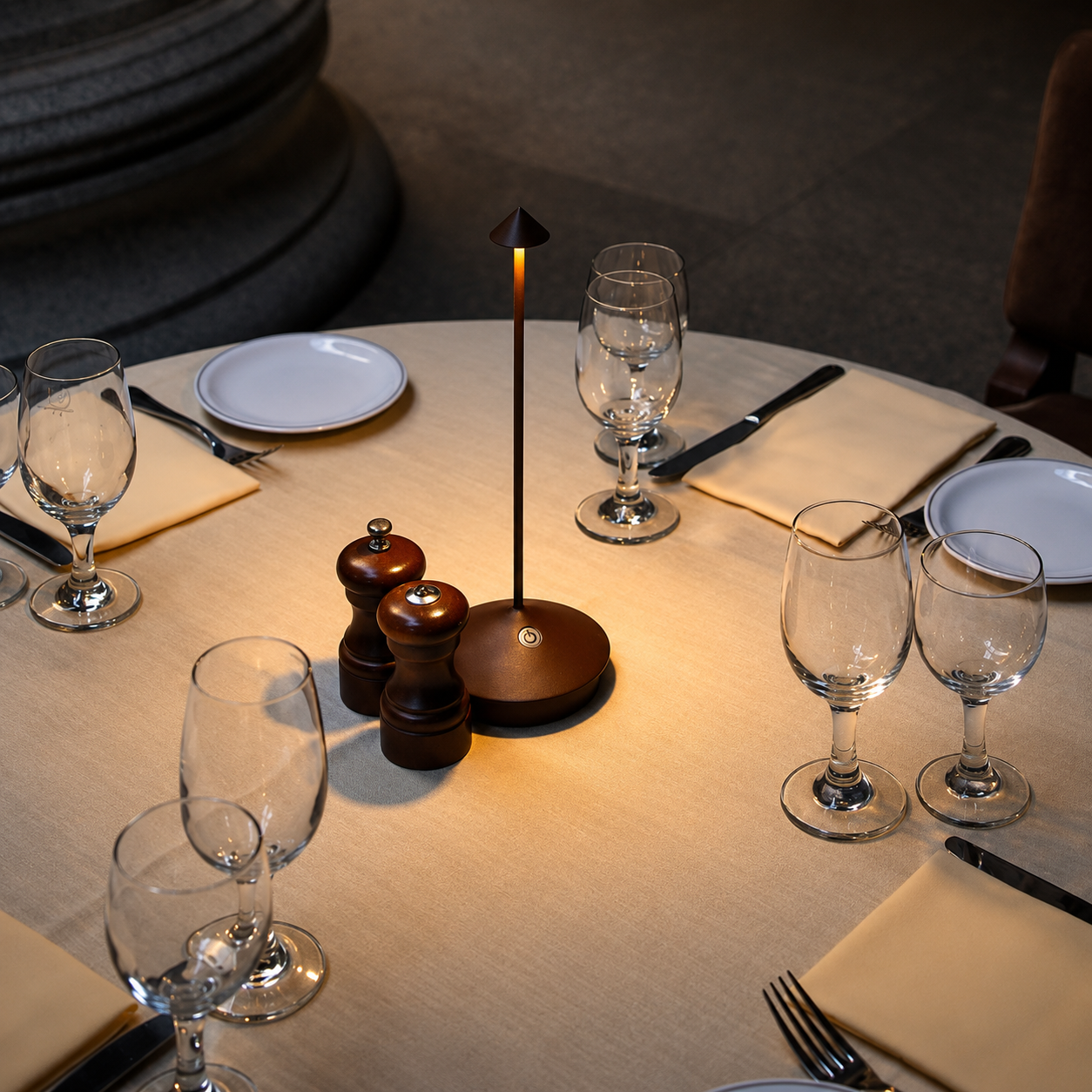 Rechargeable Cordless LED Table Lamp with Dimmable Lighting