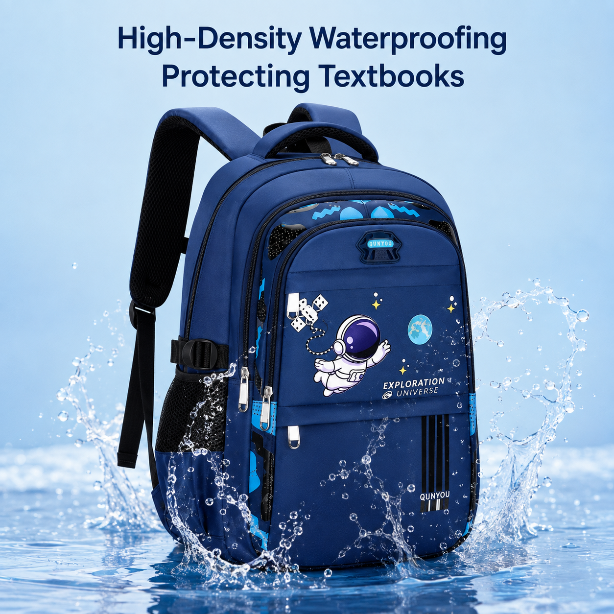 Kids Space School Backpack with Large Capacity & Ergonomic Design